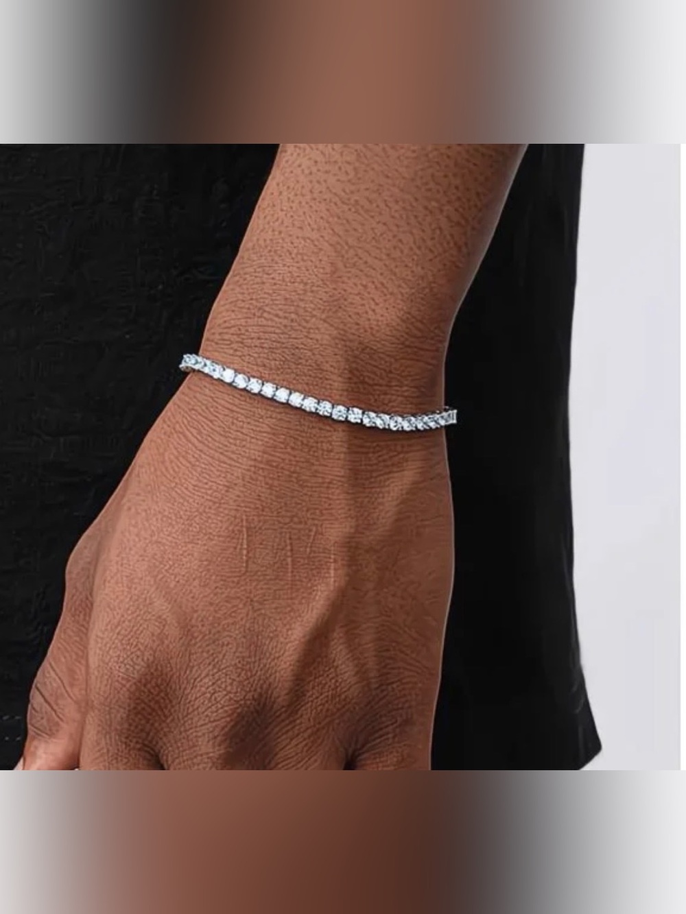 💖Sterling Silver Cubic Zirconia Tennis Bracelet